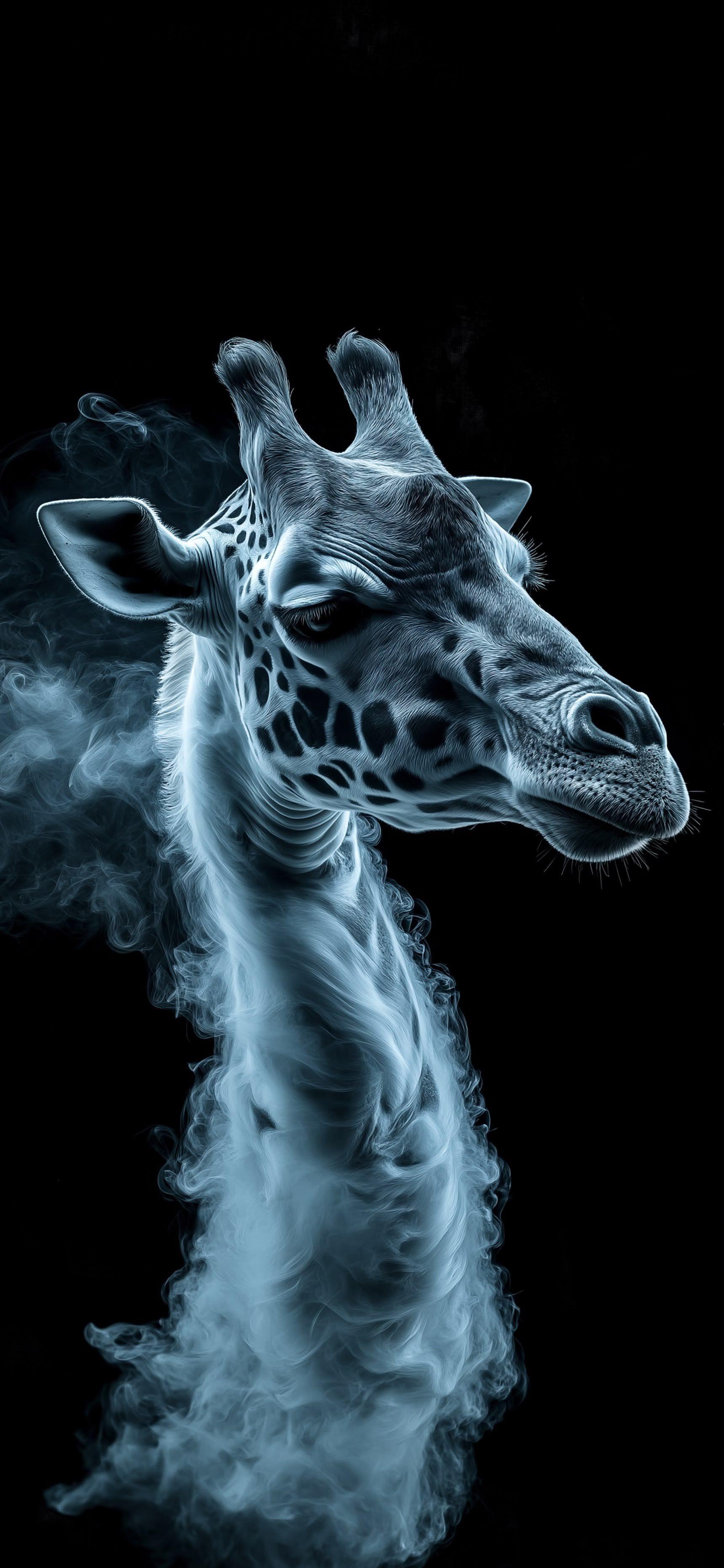 Abstract Giraffe Wallpaper
