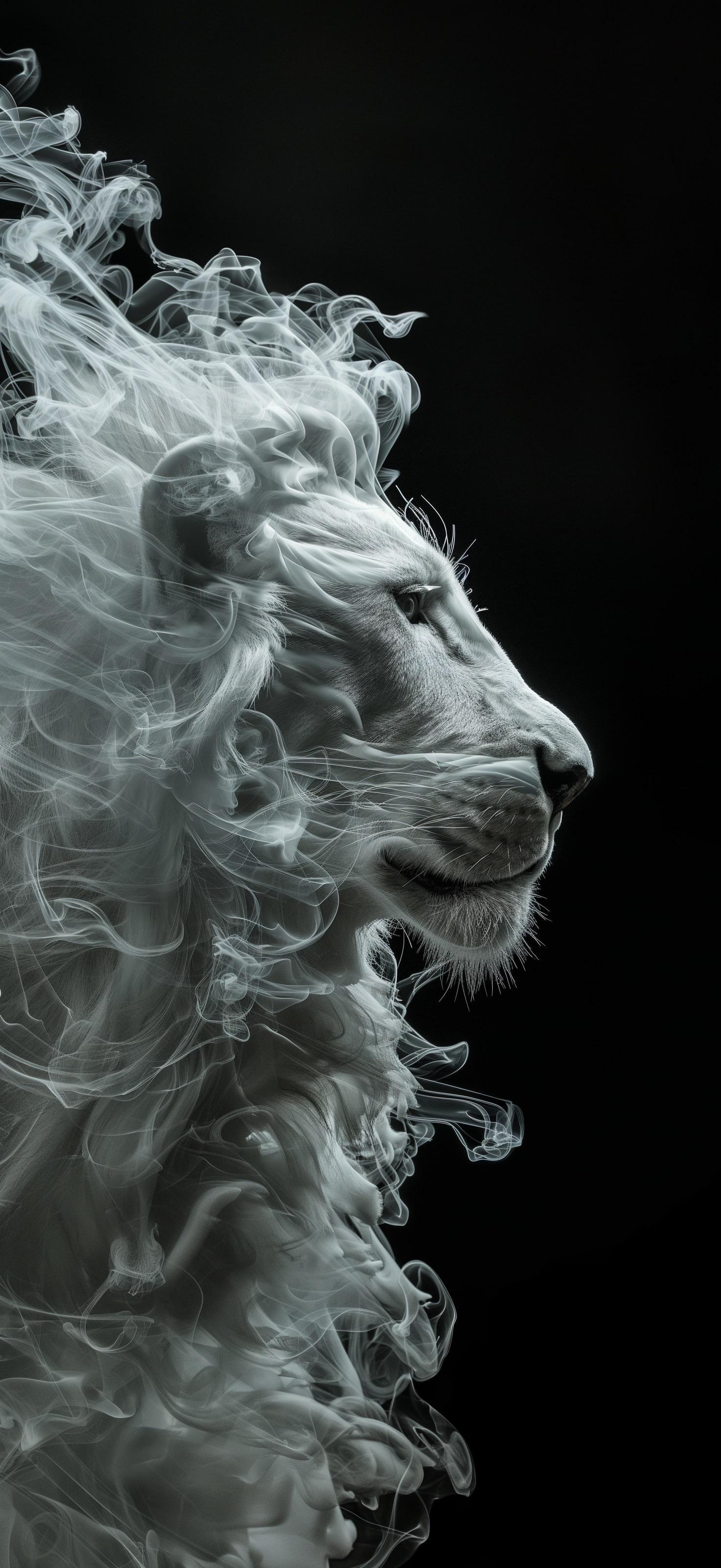 Abstract Lion Wallpaper