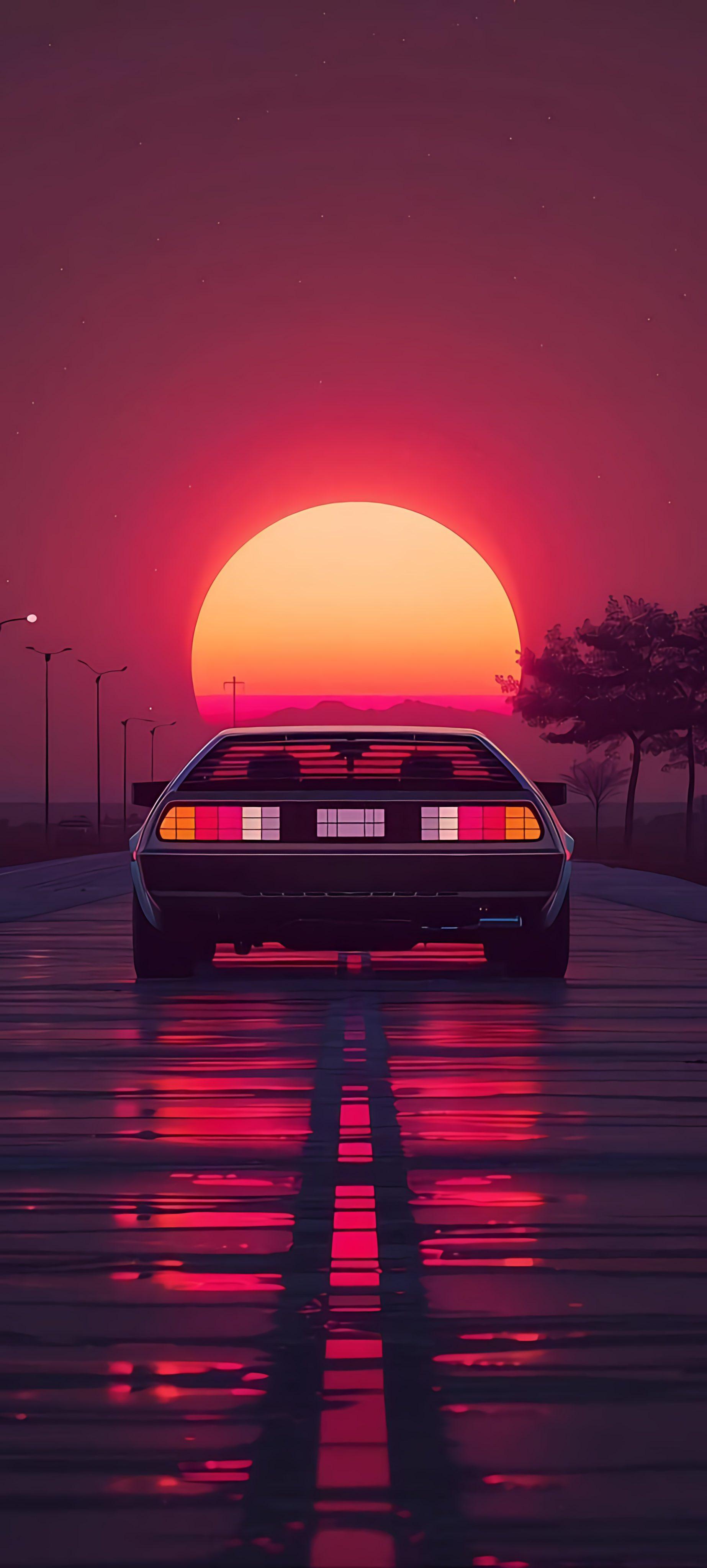 Aesthetic Sunset Wallpaper