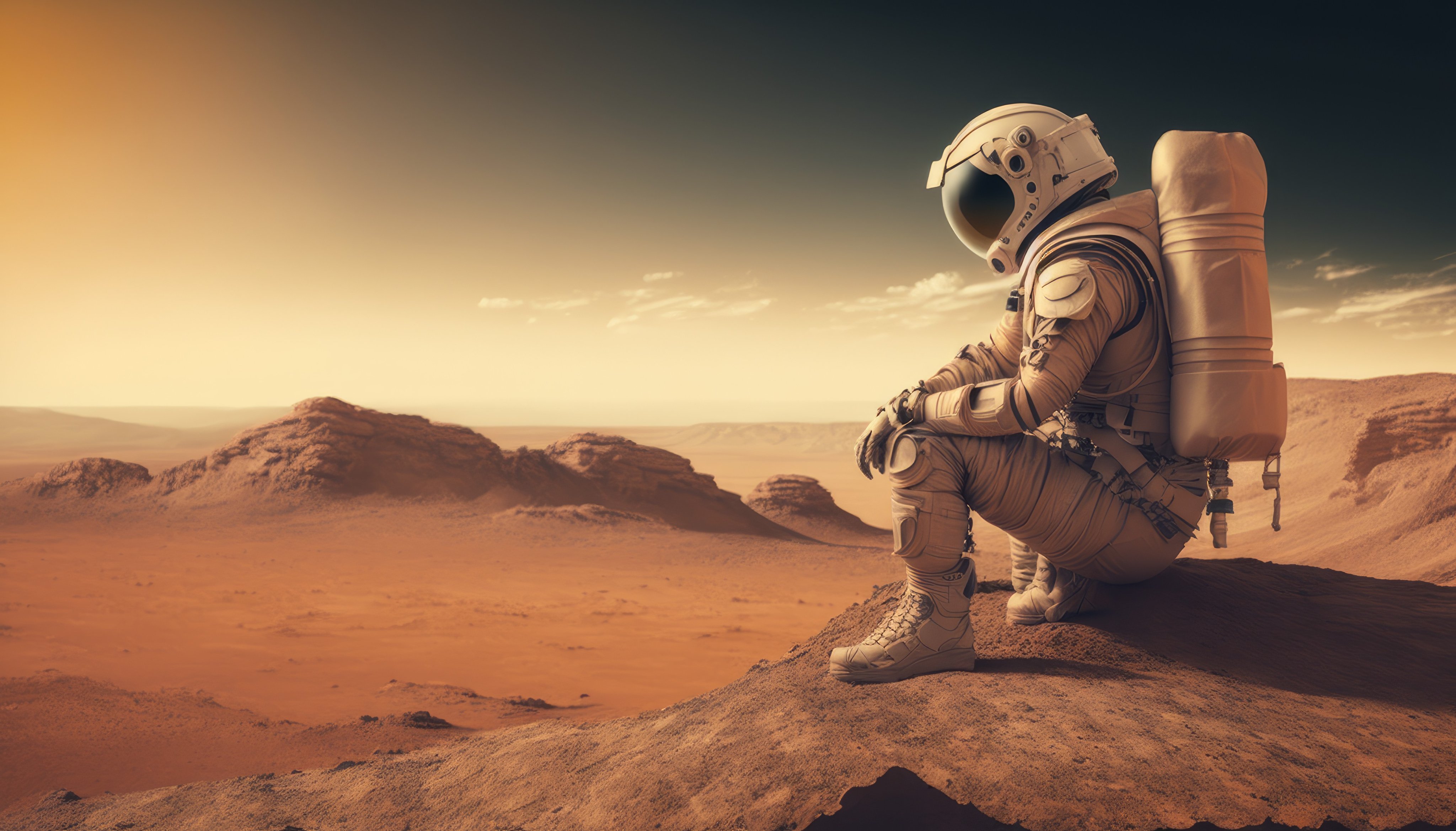 Astronaut HD Desktop Wallpaper
