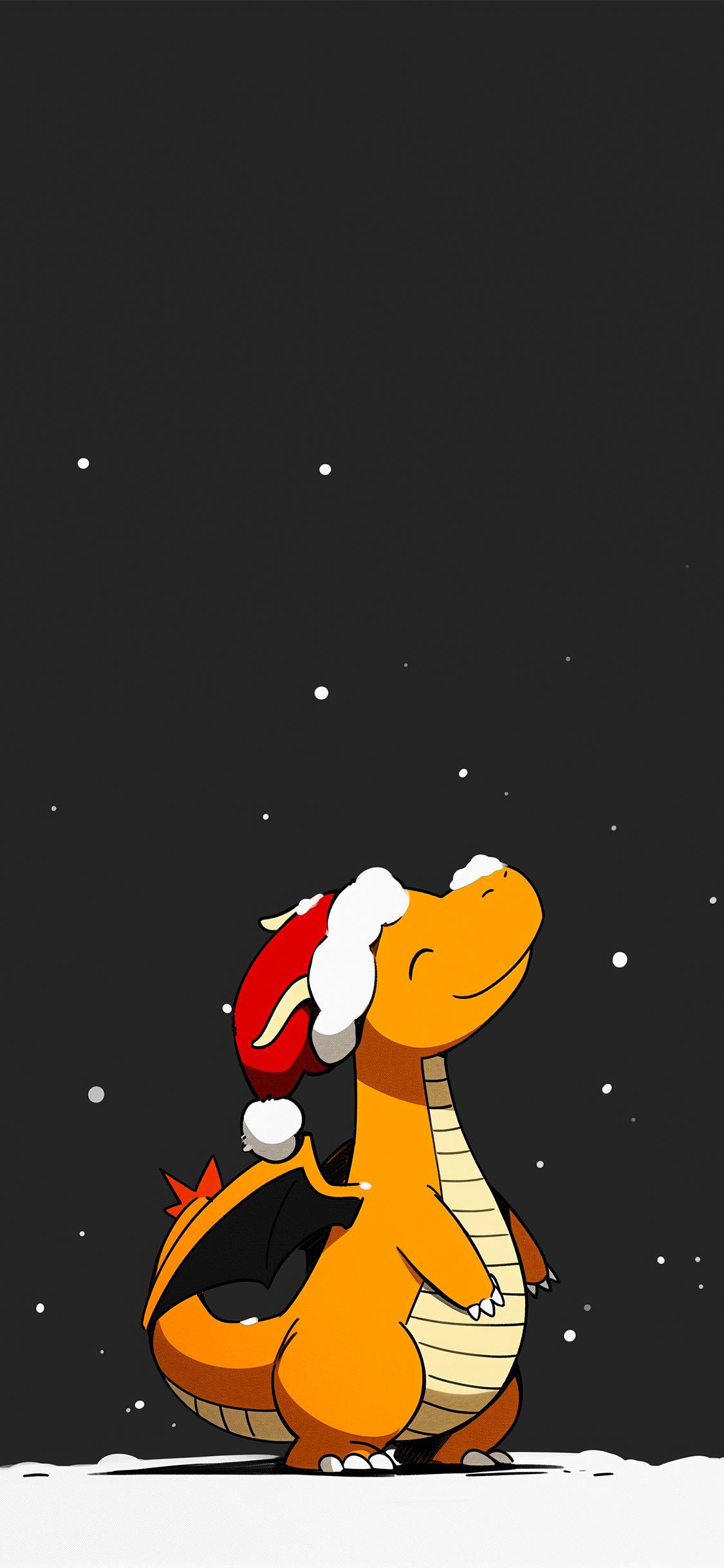 Cute Christmas Dragonite
