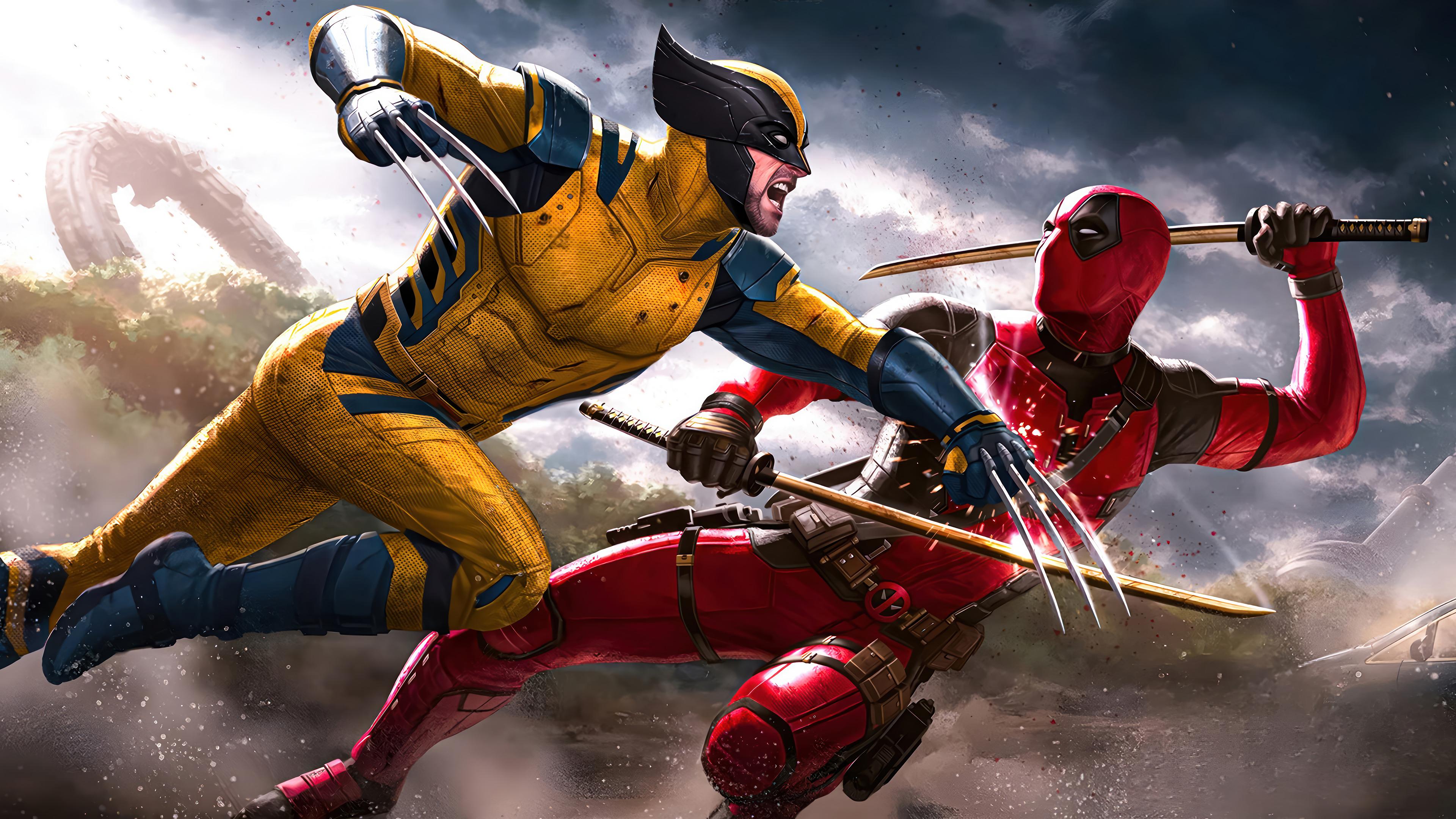 Deadpool X Wolverine Background