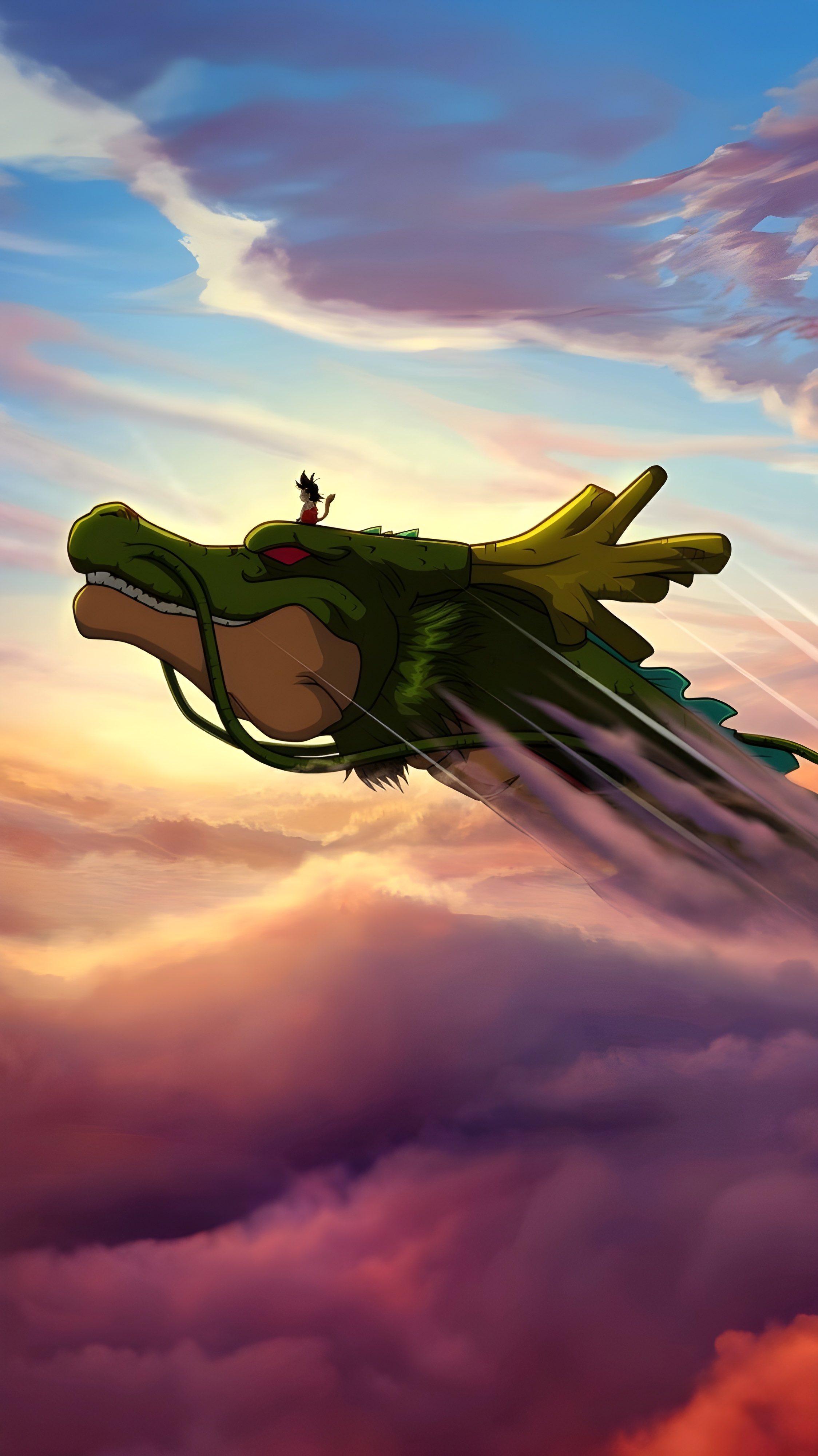 Goku & Shenron Wallpaper