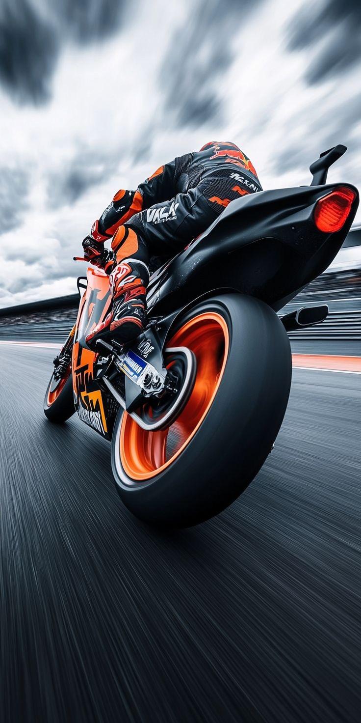 High-Speed Motorcycle Racing