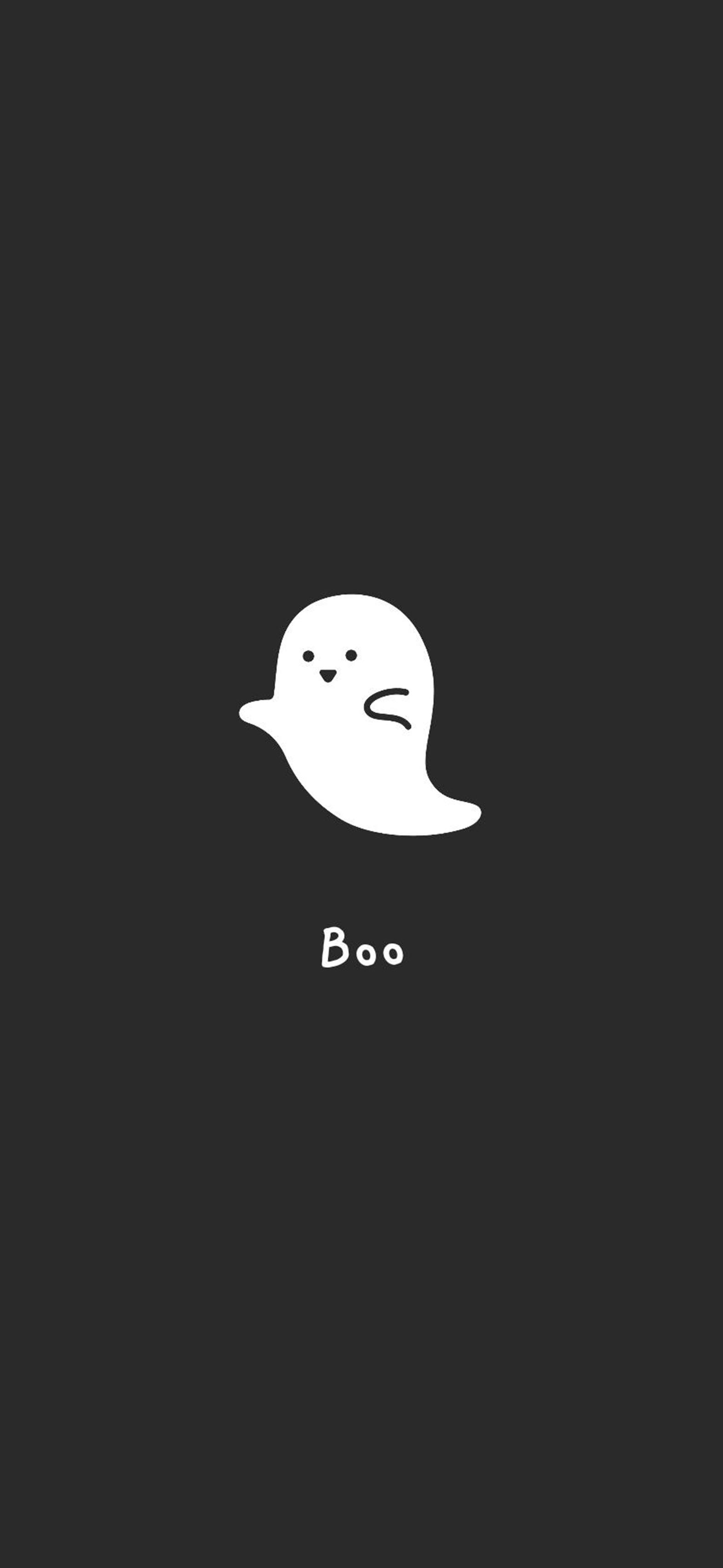 Minimal Boo Wallpaper