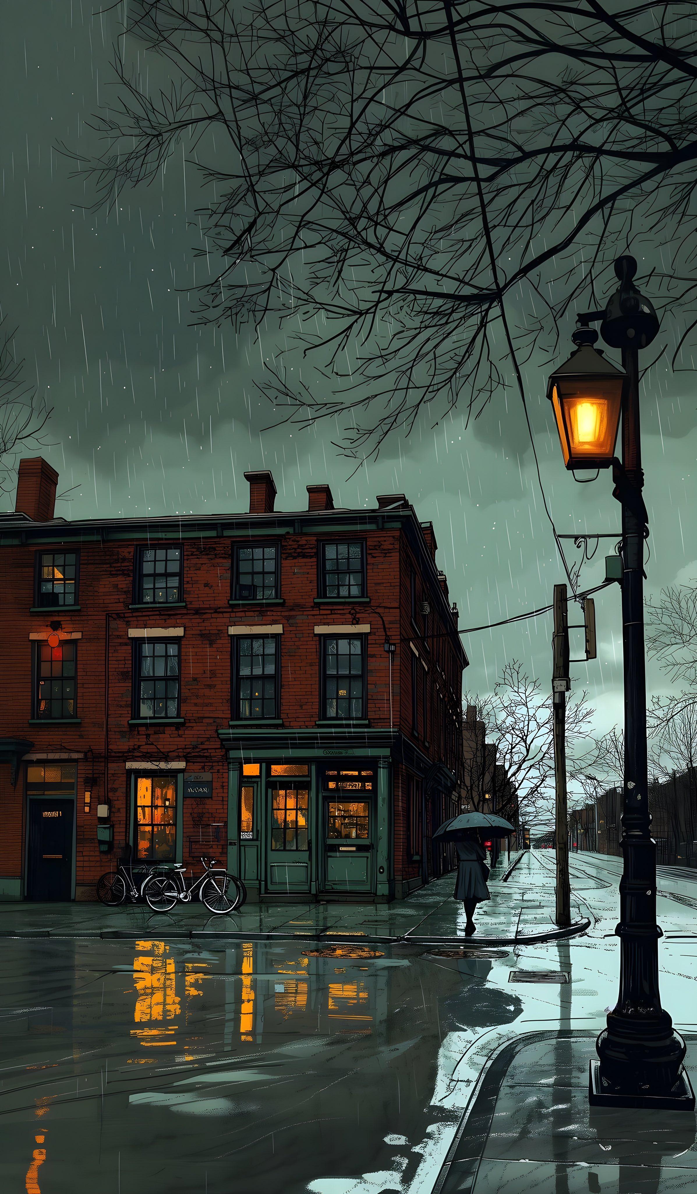 Pleasing Rainy Wallpaper