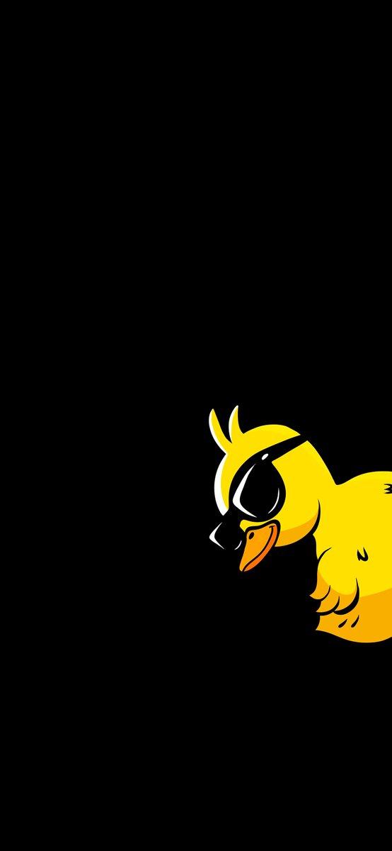 Quirky Duck Wallpaper
