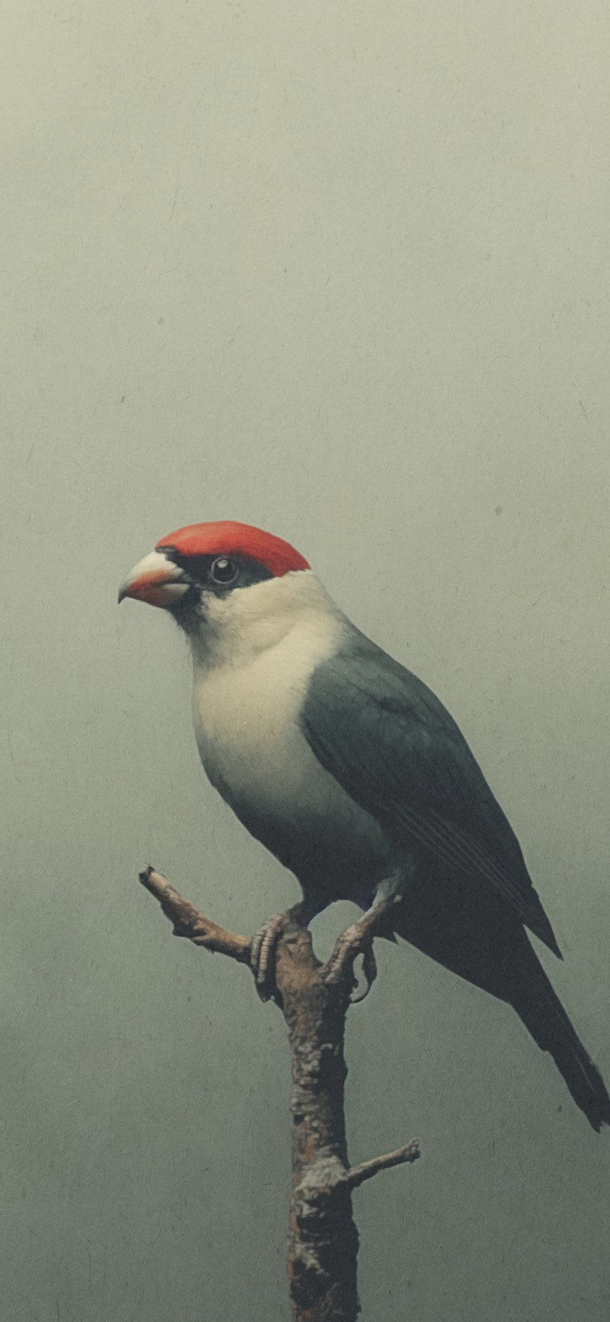 Scarlet Perch Wallpaper
