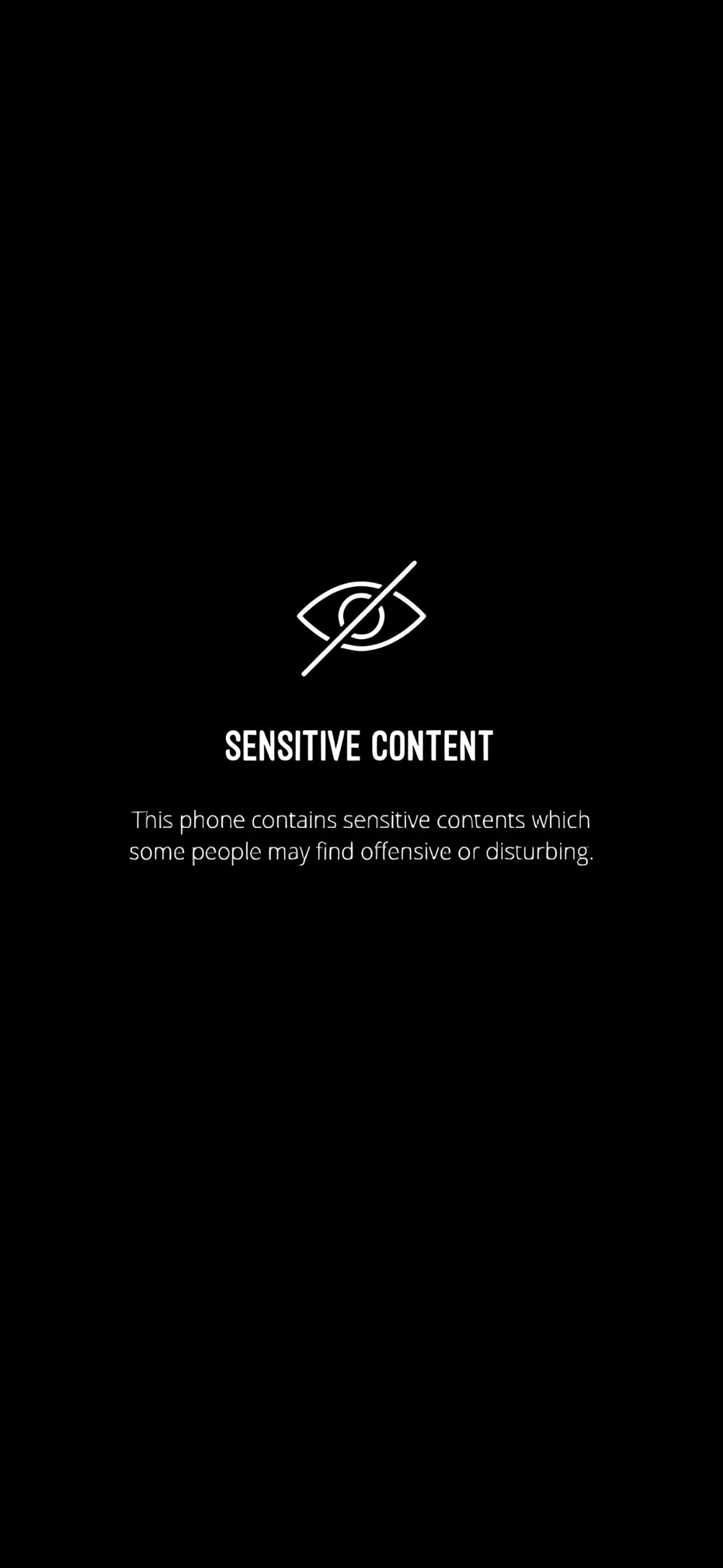 Sensitive Content Wallpapers