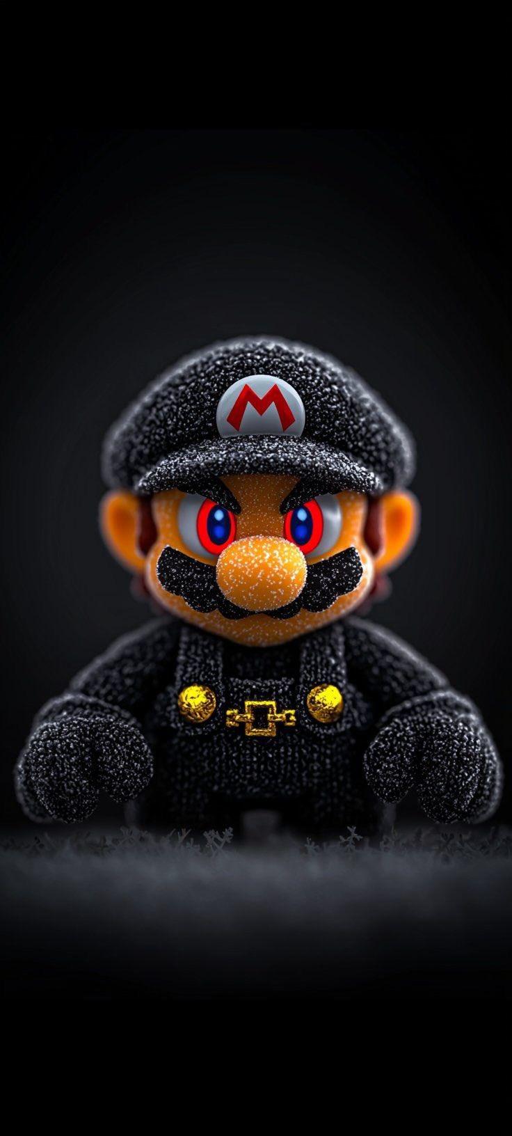 Shadow Mario with Red Eyes