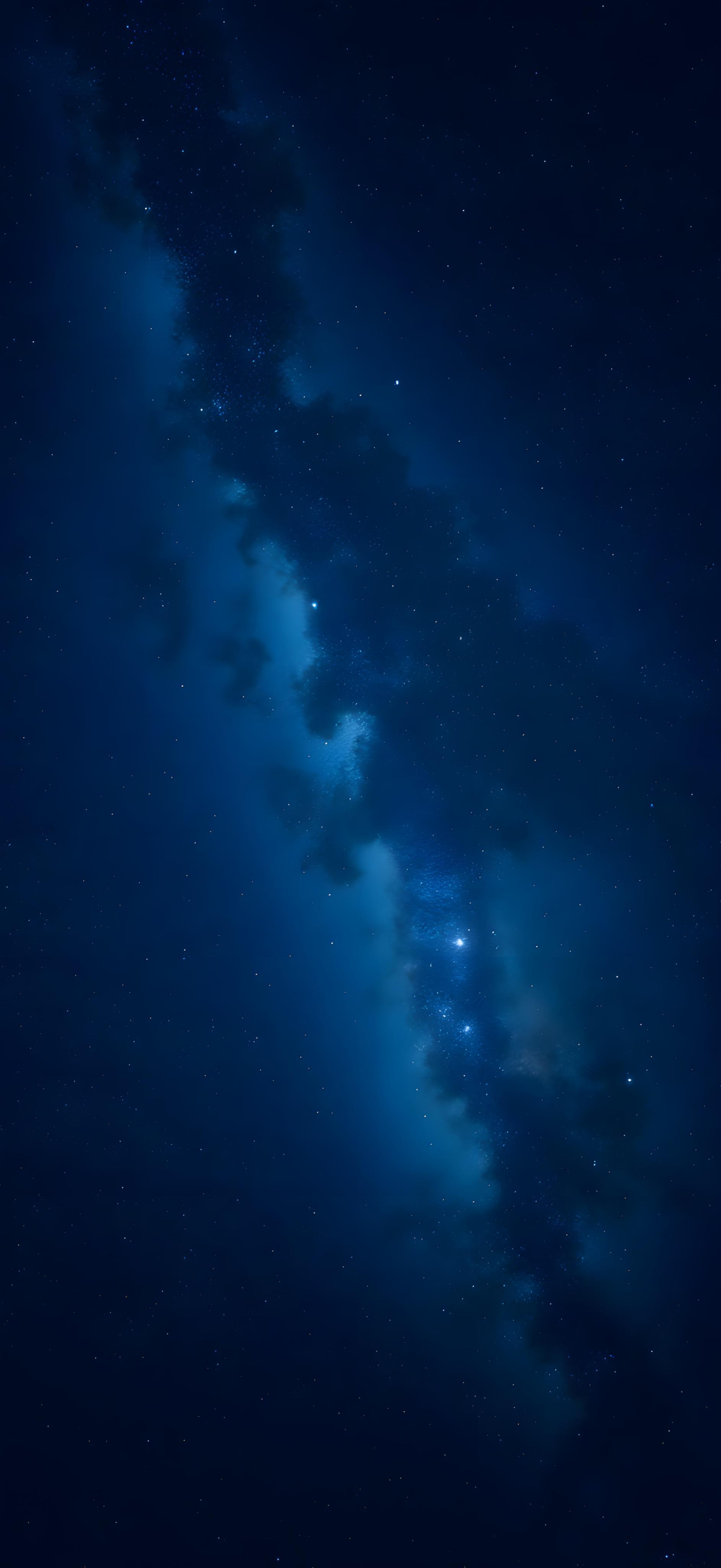 Starry Night With Subtle Rays