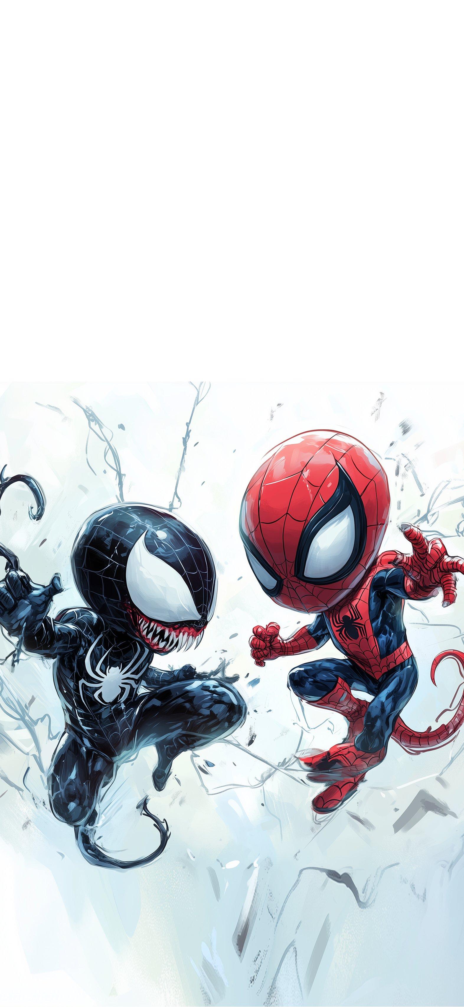 Venom vs Spiderman Wallpaper